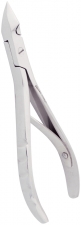 Кусачки маникюрные Silver Star КСС 7 (15мм), одинарная пружина, длинное лезвие, рифленые ручки