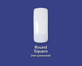Типсы Round Square натуральные, 100 шт - Bohema Cosmetics