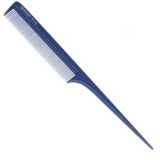 Расческа Dewal Beauty с пластиковым хвостиком синяя 20,5см