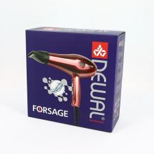Фен для волос DEWAL Forsage пурпурный, 2200 Вт, ионизация, 2 насадки