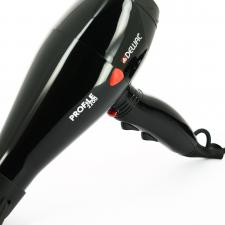 Фен для волос DEWAL Profile 2200 черный, 2200 Вт, ионизация, 2 насадки