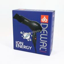 Фен DEWAL ION Energy, черный 2000 Вт, 2 насадки